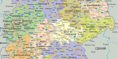 Карты городов Германии