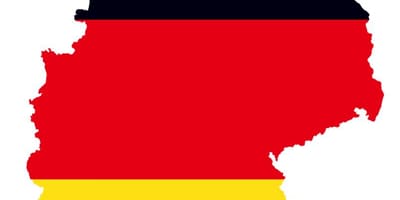 Карта Германии флаг