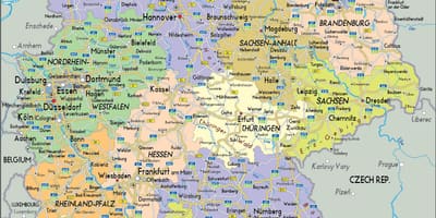 Карта Германии и городов