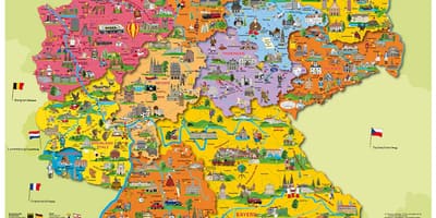 Германия достопримечательности карта