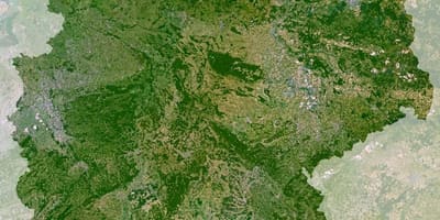 Карта Германии спутник
